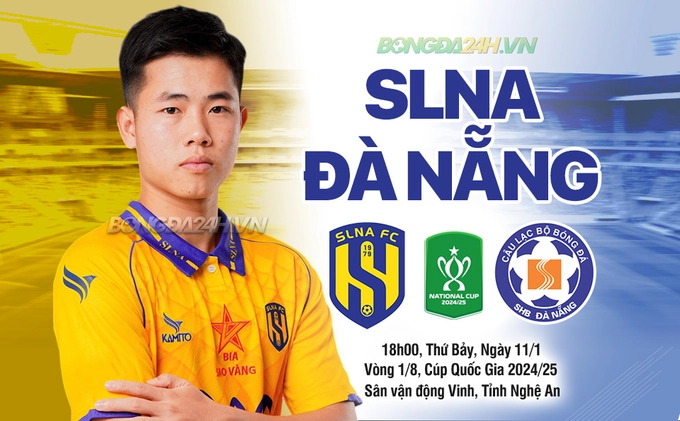 Highlights SLNA - Đà Nẵng | Xuân Tiến đưa Xứ Nghệ đi tiếp | Cúp Quốc gia 2024/25