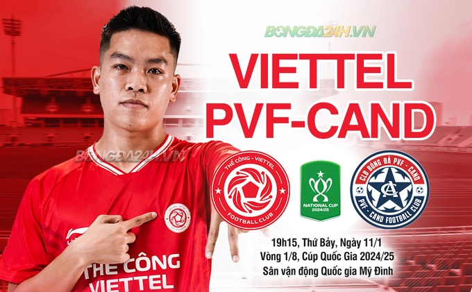 Highlights Viettel - PVF-CAND (Cúp Quốc gia 2024/25)