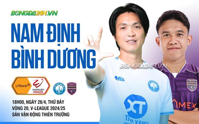 Highlights Nam Định vs Bình Dương: Ngôi sao bất ngờ (LPBank V.League 1-2024/25)