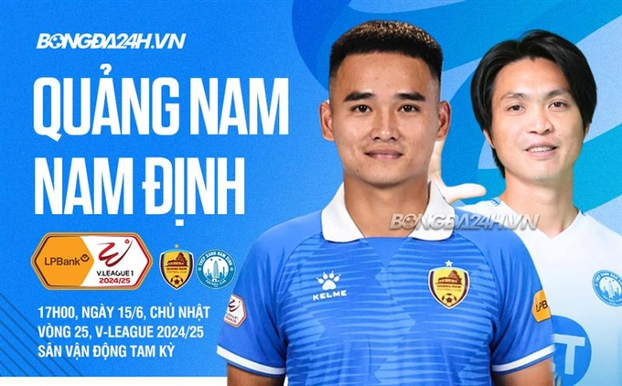 Highlights Quảng Nam vs Nam Định: Đăng quang sớm (LPBank V.League 1-2024/25)