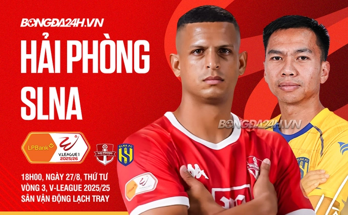 Highlights Hải Phòng vs SLNA: Thắng lợi thuyết phục (LPBank V.League 1-2025/26)