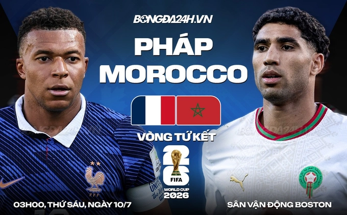 Video bàn thắng Pháp vs Morocco: Messi gọi, Mbappe trả lời (World Cup 2026)