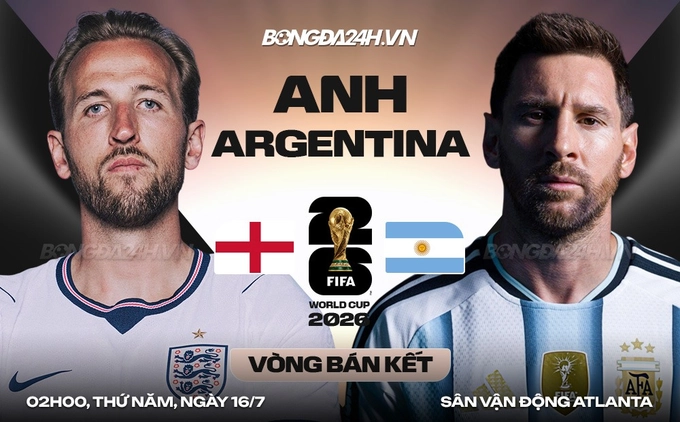 Video bàn thắng Anh vs Argentina: Messi kiến tạo, Argentina lội ngược dòng