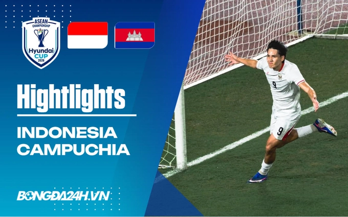 Highlights Indonesia vs Campuchia: Thắng lợi dễ dàng (ASEAN Cup 2026)