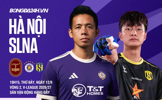 Video bàn thắng Hà Nội vs SLNA: Thảm bại khó tin (Vòng 2 LPBank V.League 1-2026/27)