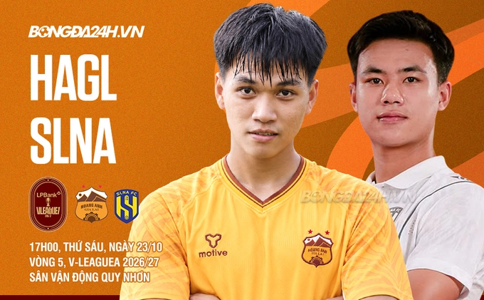 Video bàn thắng HAGL vs SLNA: Vươn lên đỉnh bảng (LPBank V.League 1-2026/27)