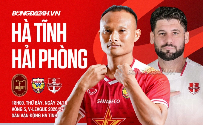 Video bàn thắng Hà Tĩnh vs Hải Phòng: Dấu ấn ngoại binh (LPBank V.League 1-2026/27)